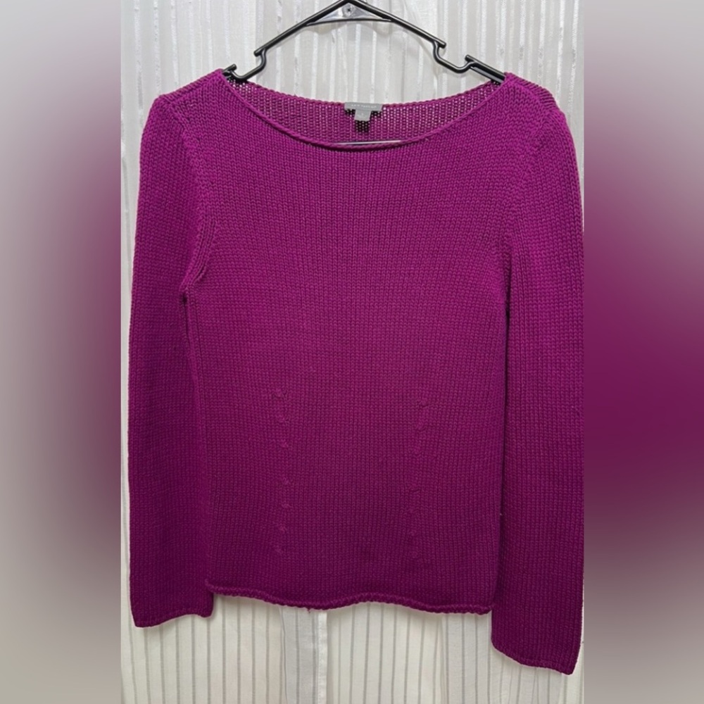 “The Limited” “Magenta” 100% Silk SZ: (M) Long-Sleeves Pre-Loved
